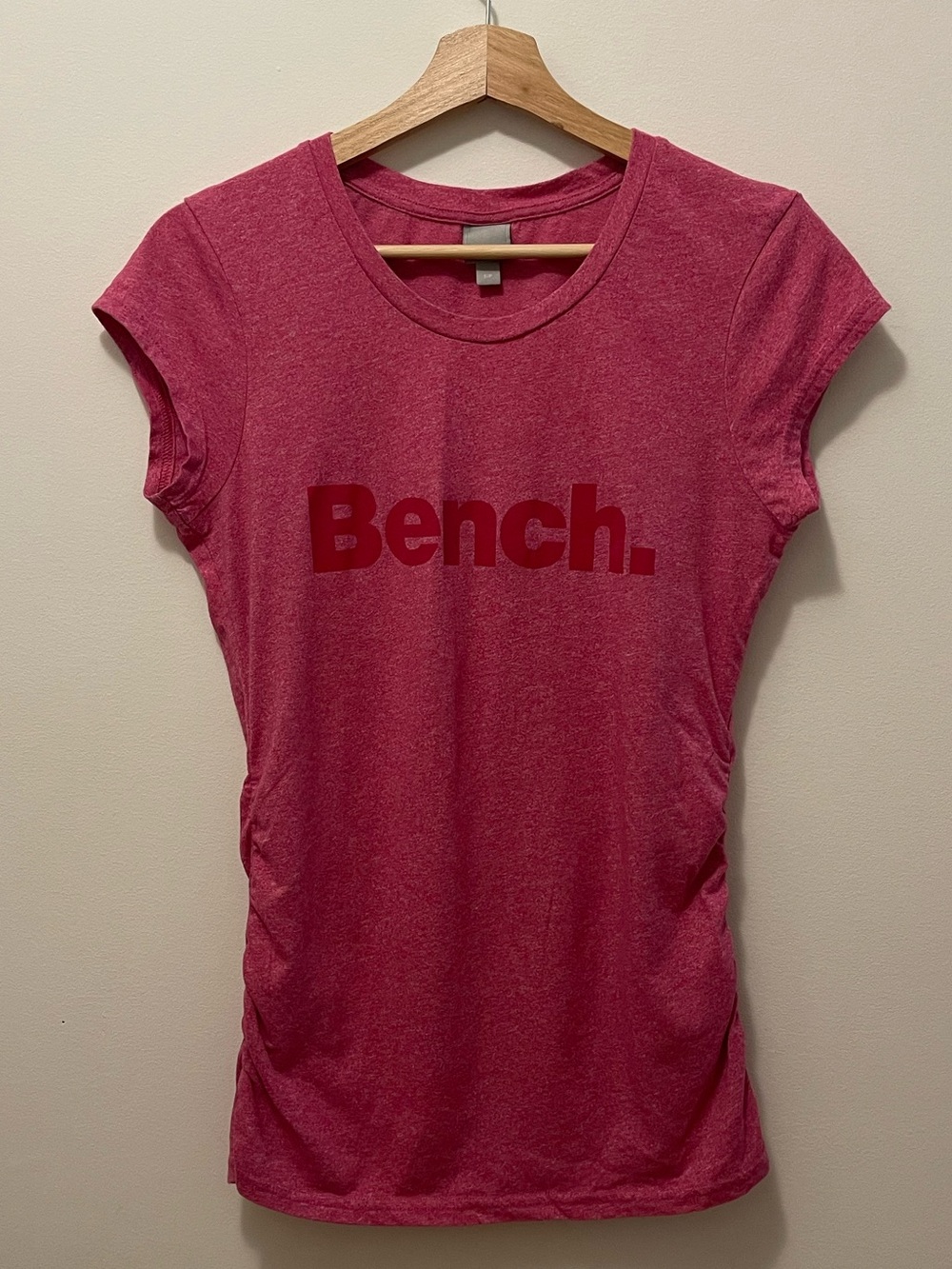 Bench Pink Logo Short Sleeve Crew Tee